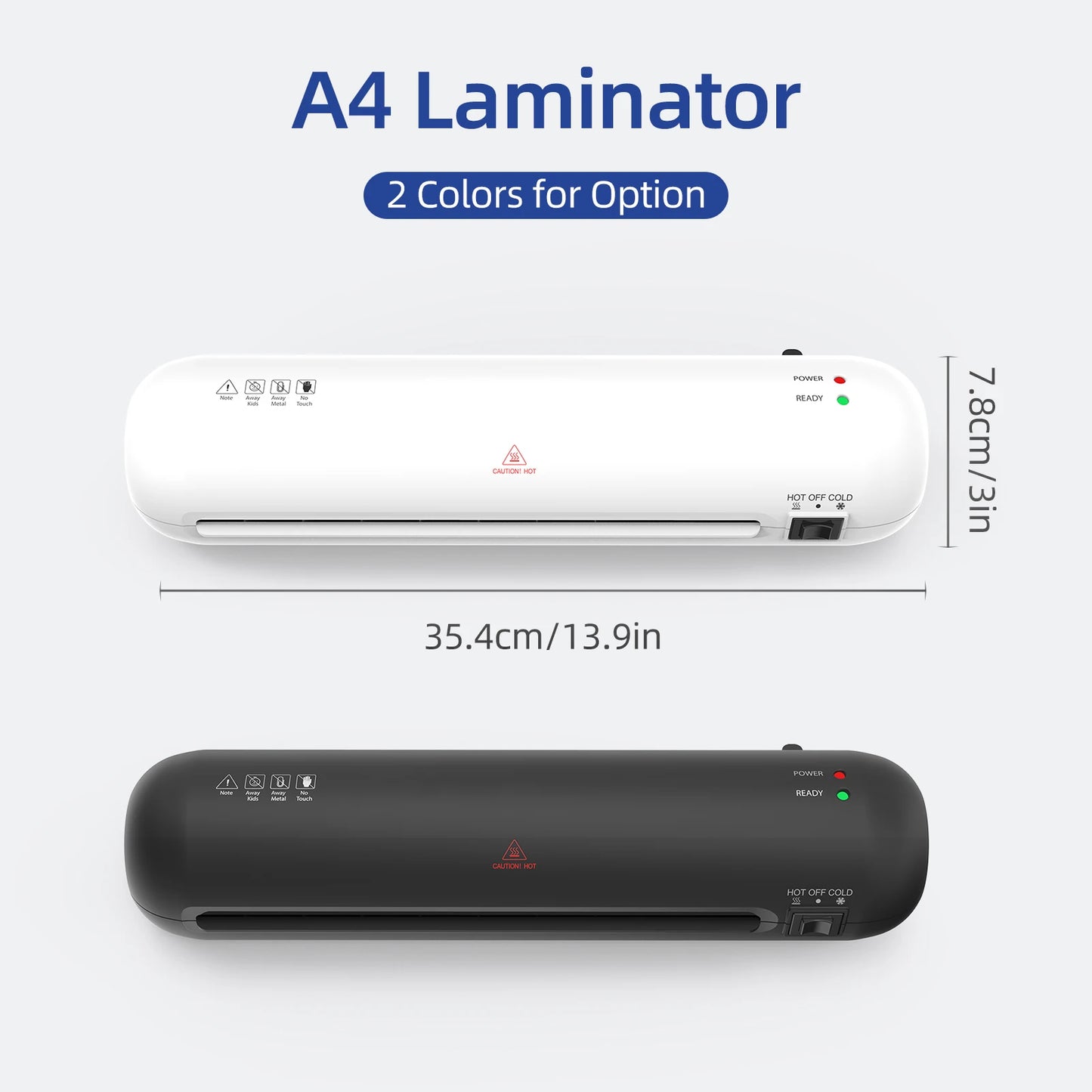 A4 Laminating Machine Set – Hot & Cold Modes with Cutter & Puncher