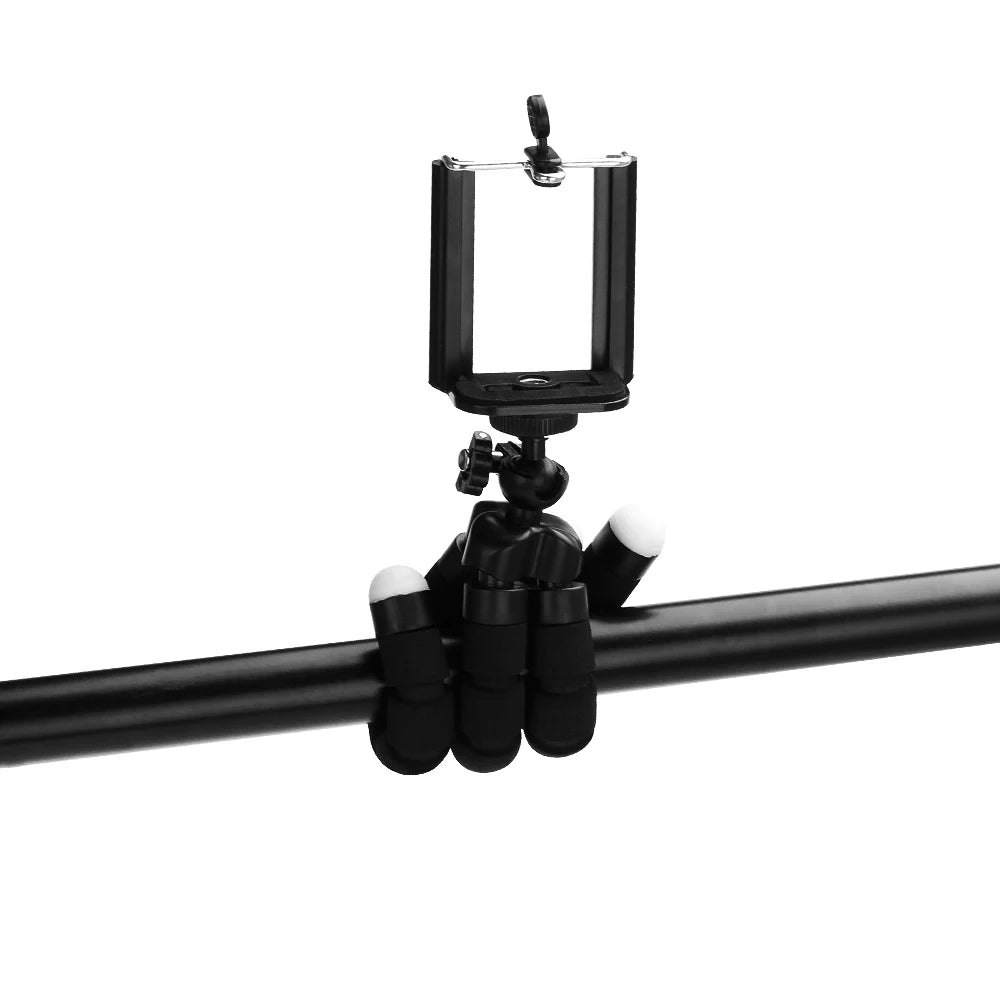 Flexible Mobile Tripod Stand - Adjustable Phone Holder & Monopod for Cameras