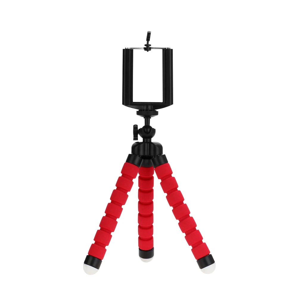 Flexible Mobile Tripod Stand - Adjustable Phone Holder & Monopod for Cameras