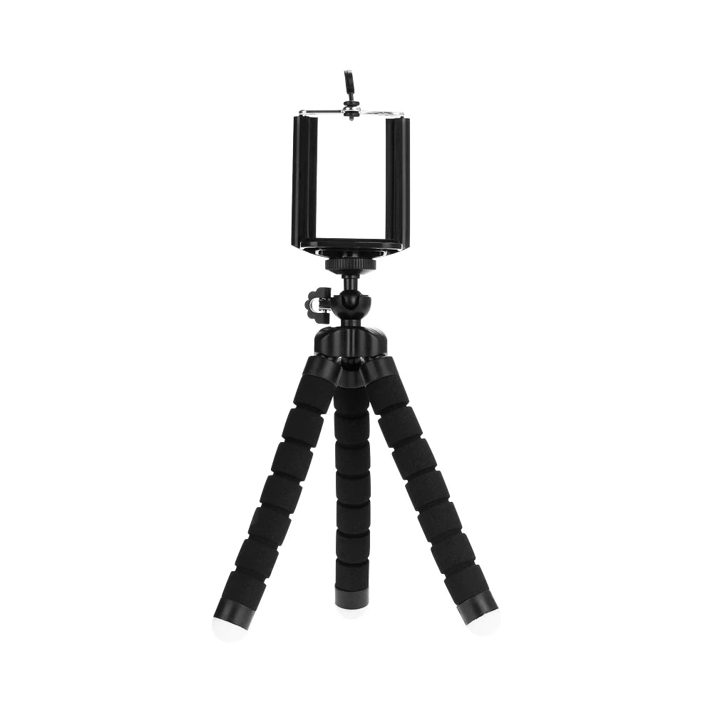 Flexible Mobile Tripod Stand - Adjustable Phone Holder & Monopod for Cameras