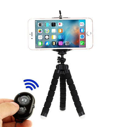 Flexible Mobile Tripod Stand - Adjustable Phone Holder & Monopod for Cameras