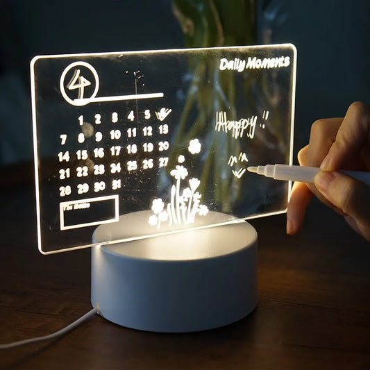 Creative LED Message Board Night Light