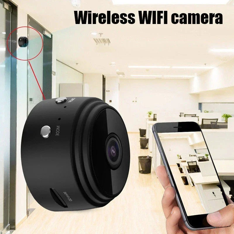 Mini WiFi Security Camera - Wireless Video Recorder for Home Monitoring