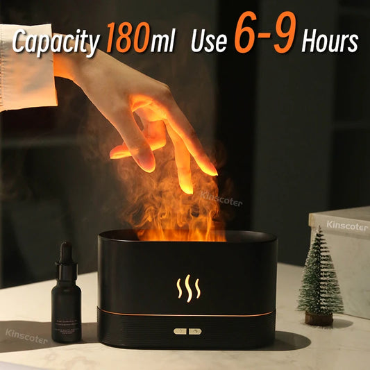 180ml Ultrasonic Aroma Diffuser & Humidifier