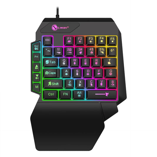 35-Key One-Handed Wired Gaming Keyboard for Laptop & PC