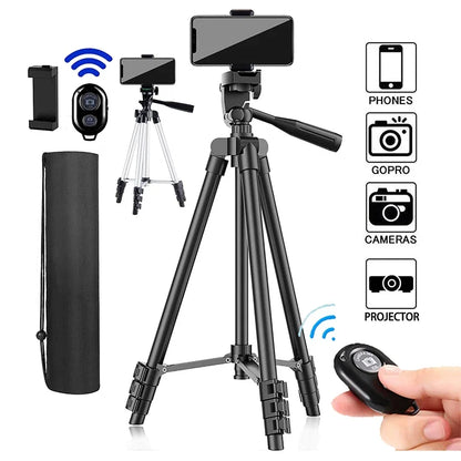 100cm Phone Tripod Stand with Bluetooth Remote