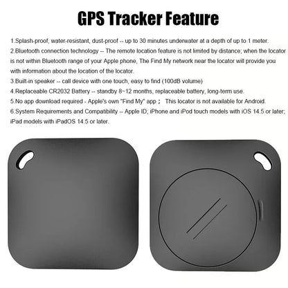 Smart Bluetooth GPS Tracker Compatible with Apple Find My App