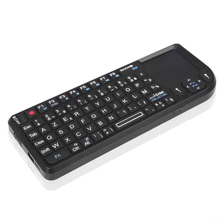 A8 Mini Wireless Keyboard with 7-Color Backlight & Touchpad