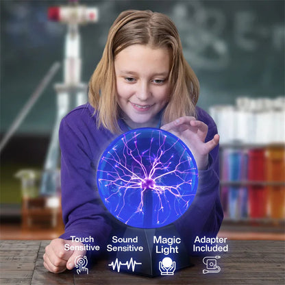 Magic Plasma Ball Light – Touch & Sound Activated