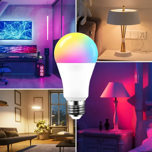 Wi-Fi Enabled RGB Smart Light Bulb for Home Automation