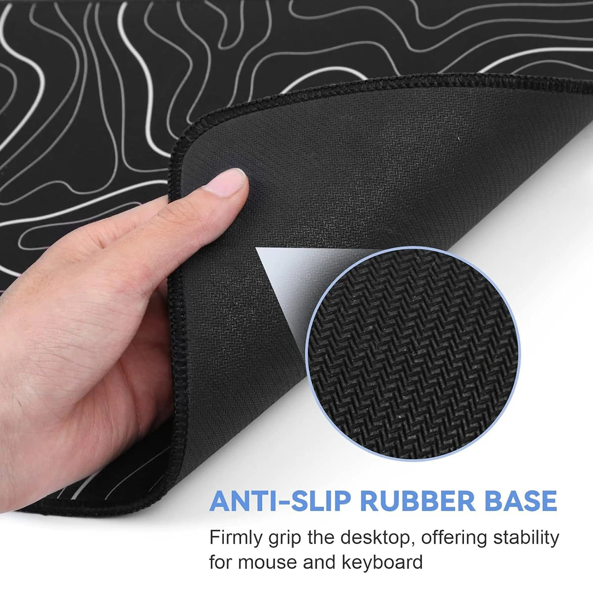 Anti-Slip Gaming Mouse Pad for Keyboard