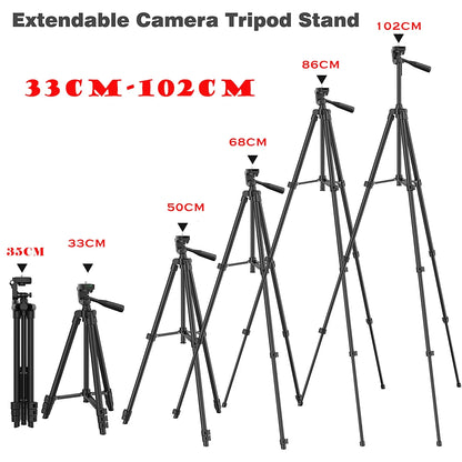 100cm Phone Tripod Stand with Bluetooth Remote