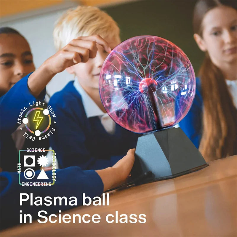 Magic Plasma Ball Light – Touch & Sound Activated