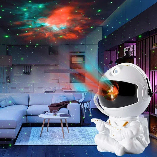 Astronaut Star Projector Galaxy Night Light