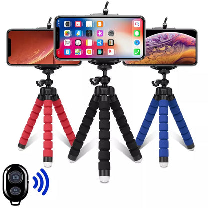 Flexible Mobile Tripod Stand - Adjustable Phone Holder & Monopod for Cameras