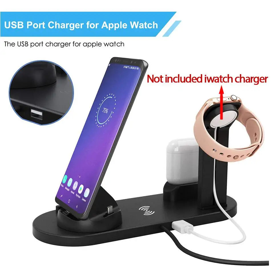 7-in-1 Wireless Charging Dock for iPhone & AirPods